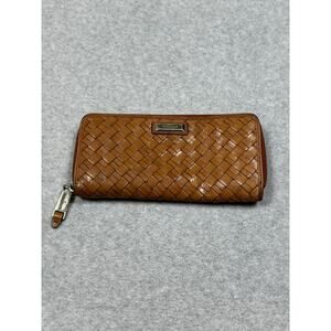 Cole Haan Travel Zip Wallet Woodbury Heritage Weave